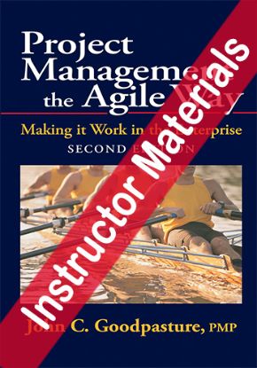 Project Management the Agile Way, 2nd Edition, Instructor Materials