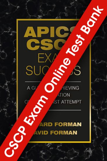 CSCP Exam Online Test Bank Access